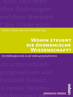 cover image of Wohin steuert die ökonomische Wissenschaft?